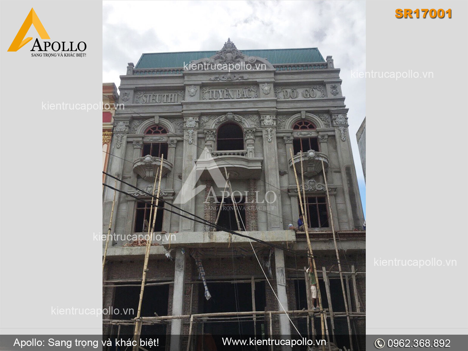 Mẫu showroom tân cổ điển đồ gỗ phong cách ấn tượng (SR17001)